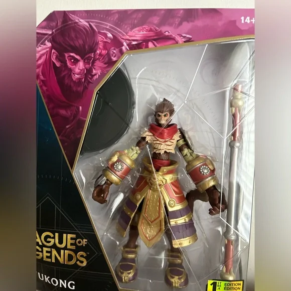 League of Legends Wukong 6'' Inch Action Figure - Spin Master LOL 1st Edition - Picture 3 of 5